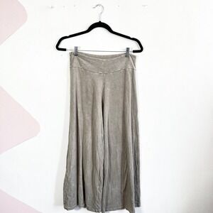 Chatoyant Wide Leg Palazzo Pants Sz Medium Cropped Mineral Wash Hippie Festival